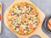 Large minced meat pizza