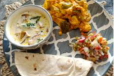 Mutton Kadai 1/2 kg + Chicken Tikka + Roti + Raita + Salad