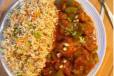 Egg Fried Rice + Chicken Manchurian + Soft Drink