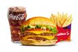 Jolliburger Deluxe Double Meal.