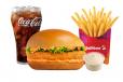 Crunchy Chicken Burger Spicy Sriracha Meal