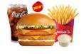 Crunchy Chicken Burger Deluxe Double Creamy Mayo Meal