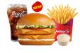 Crunchy Chicken Burger Deluxe Double Creamy Ranch Meal