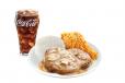 2pcs Burger Steak N' Chickenjoy Meal
