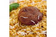 Mutton Shami Kabab Biryani