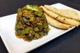 Ladyfinger (Bindi) With Tandoori Bread