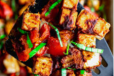 Mix vegetables with tandoori bread