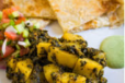 Alo Palak with chappati