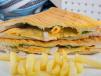 Double Omelette Grilled Sandwich