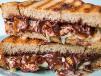 Dark Chocolate With Cheese Grilled Sandwich