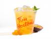 Passion Fruit Cooler with Mango Boba 