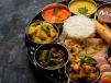 Egg Indian Thali Set