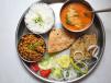 Fish Curry Indian Thali Set