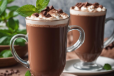Hot Chocolate With Mint