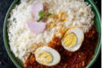 Punjabi Egg Curry With Rice