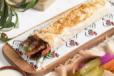 Meat Shawarma Regular Saj Bread Sandwich