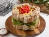 Shawarma Cake With French Fries