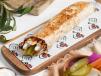 Chicken Shawarma Regular Saj Bread Sandwich
