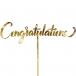 Congratulations Acrylic Cake Topper