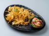 Papaya Chips with Thai Salad Dressing