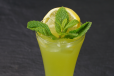 Fresh Lemonade With Mint Juice