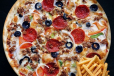 Super Supreme Pizza and Fries