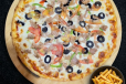 Tuna Pizza and Fries