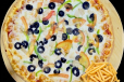Vegetables Pizza and Fries