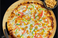Fajita Pizza and Fries