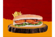 Chicken Tikka Combo sandwich 