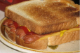 Classic Hotdog bread sandwich 