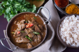 motta rice beef curry combo