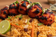 Bukhari Rice With Chicken Tikka