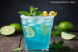 Blue Lemon Mint Mojito