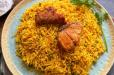 Pan-Fried Fish Biryani