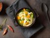Vegetables Noodles Soup