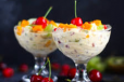 Fruit Salad With Ice Cream