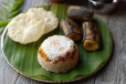 Puttu with Chicken Fry