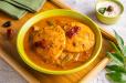 Idli Dipped In Sambar