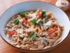 Fettuccine Alfredo With Chicken And Mushroom