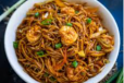 Hakka Noodles Prawns