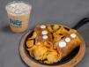 Cheese And Chips Crepe With Freez Iced Coffee