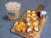 Cheese And Chips Pancake With Freez Iced Coffee