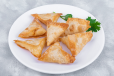 Samosa with Kiri cheese