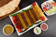 Mix Bbq Kabab Grill With Bread