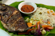 Fried Tilapya With Rice