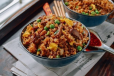 Schezwan Fried Rice (Beef)