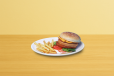 Double Burger Veg