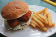 Chicken Nuggets Burger