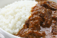 White Rice With Beef Masala Combo